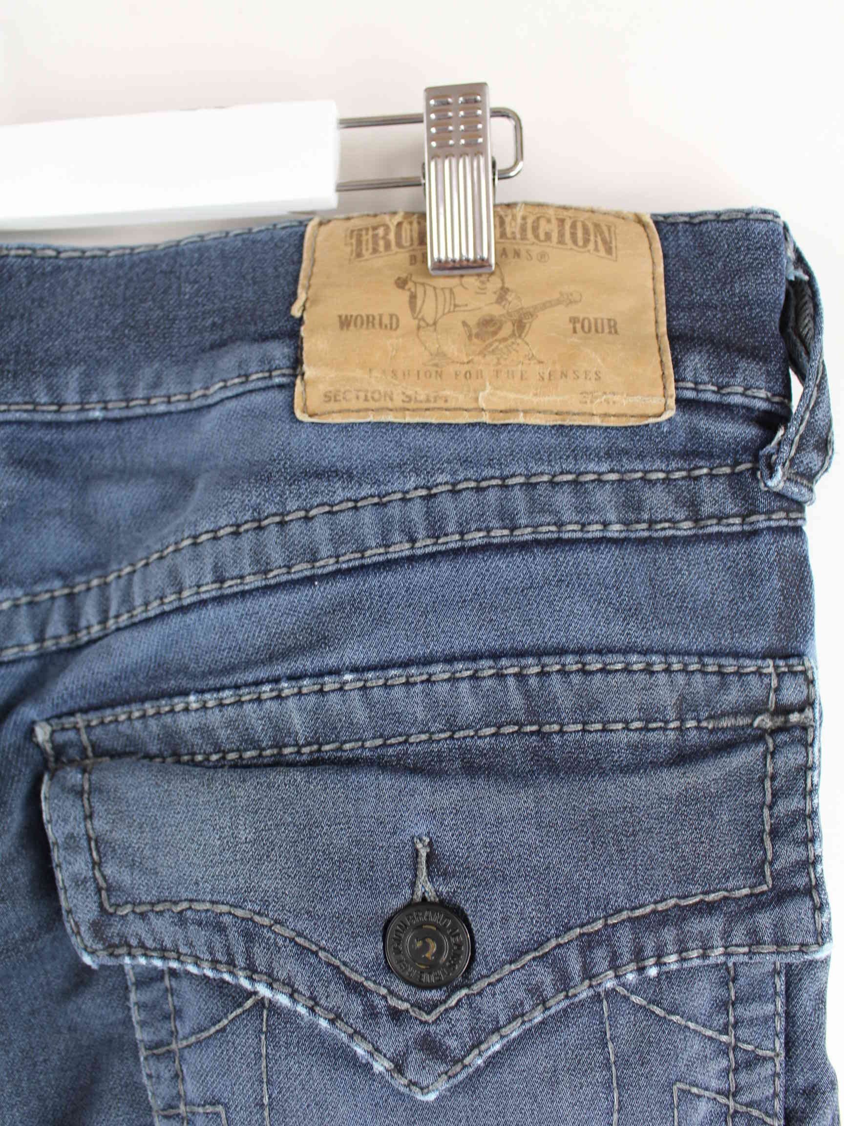 True Religion y2k Slim Jeans Blau (detail image 3)
