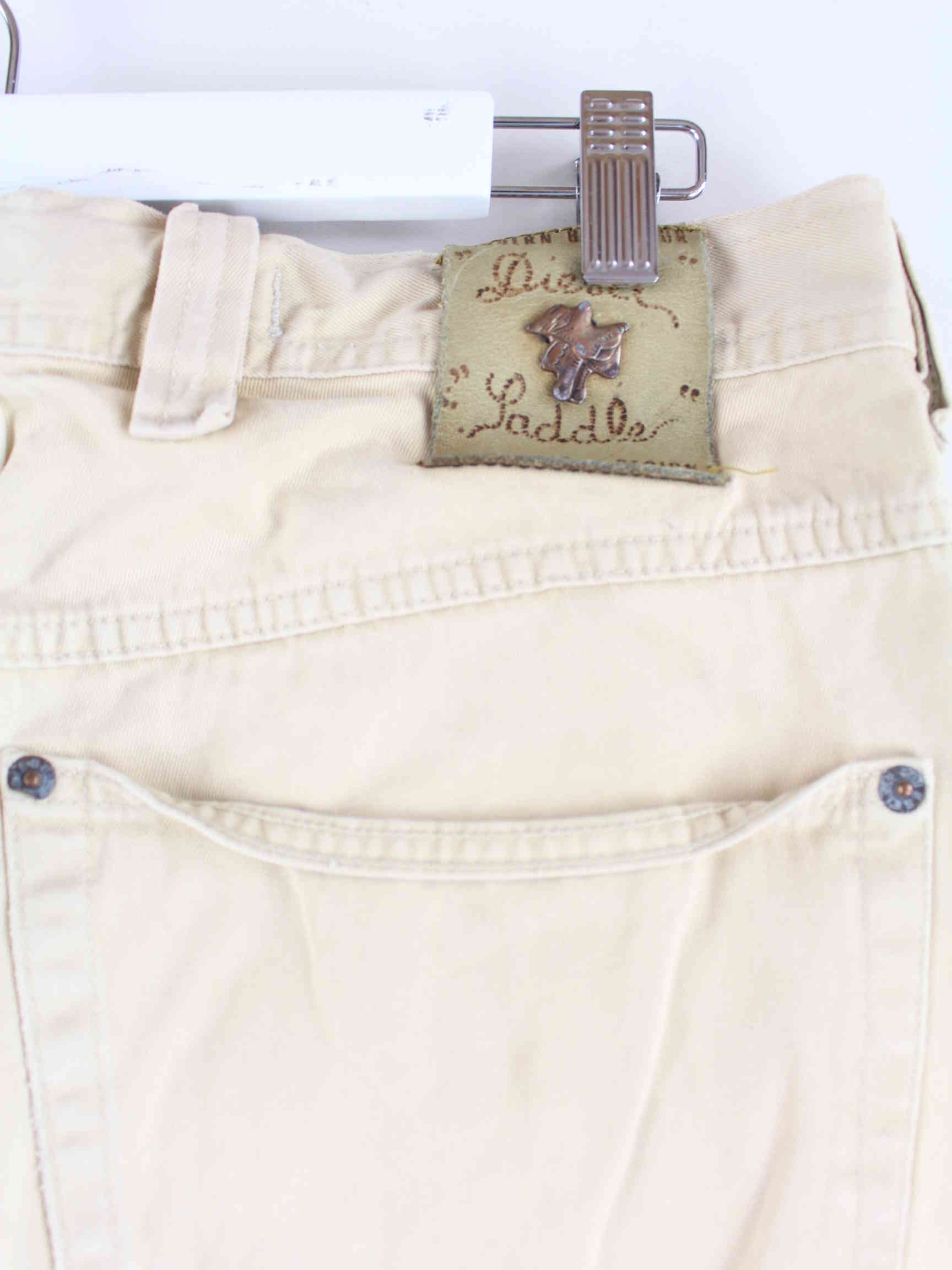 Diesel 90s Vintage Saddle Jeans Beige (detail image 2)