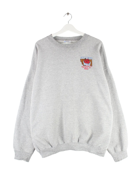 Port & Company 00s Billings Bulls Pull Gris XL