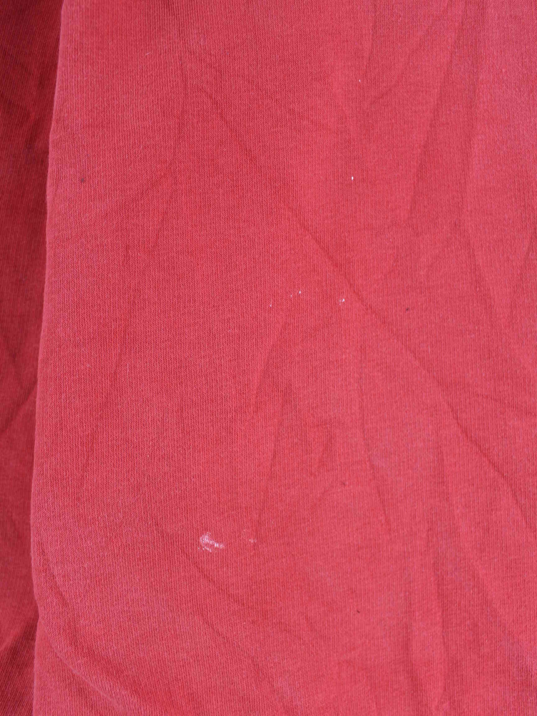 Nike 90s Vintage Big Swoosh Embroidered Sweater Rot S (detail image 2)