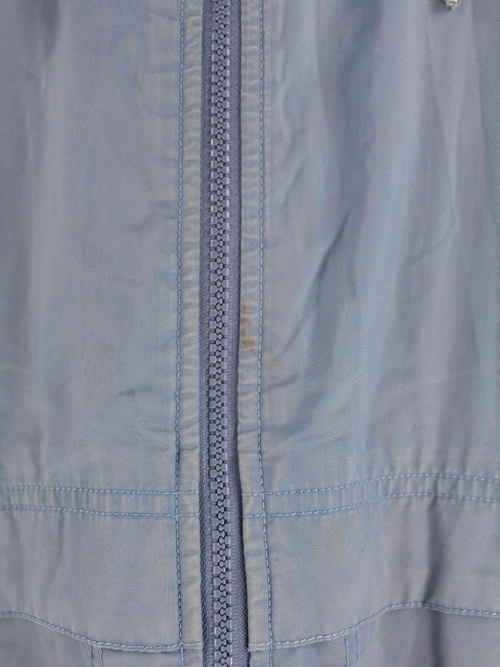Nike 90s Vintage Center Swoosh Embroidered Jacke Blau L (detail image 3)