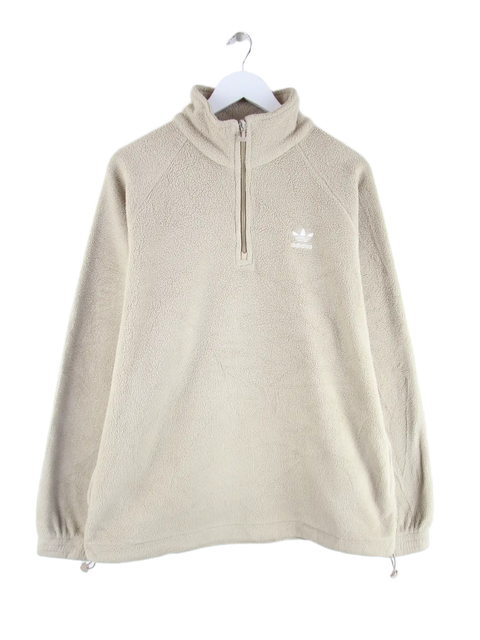 Adidas Fleece Beige L – Vorderseite