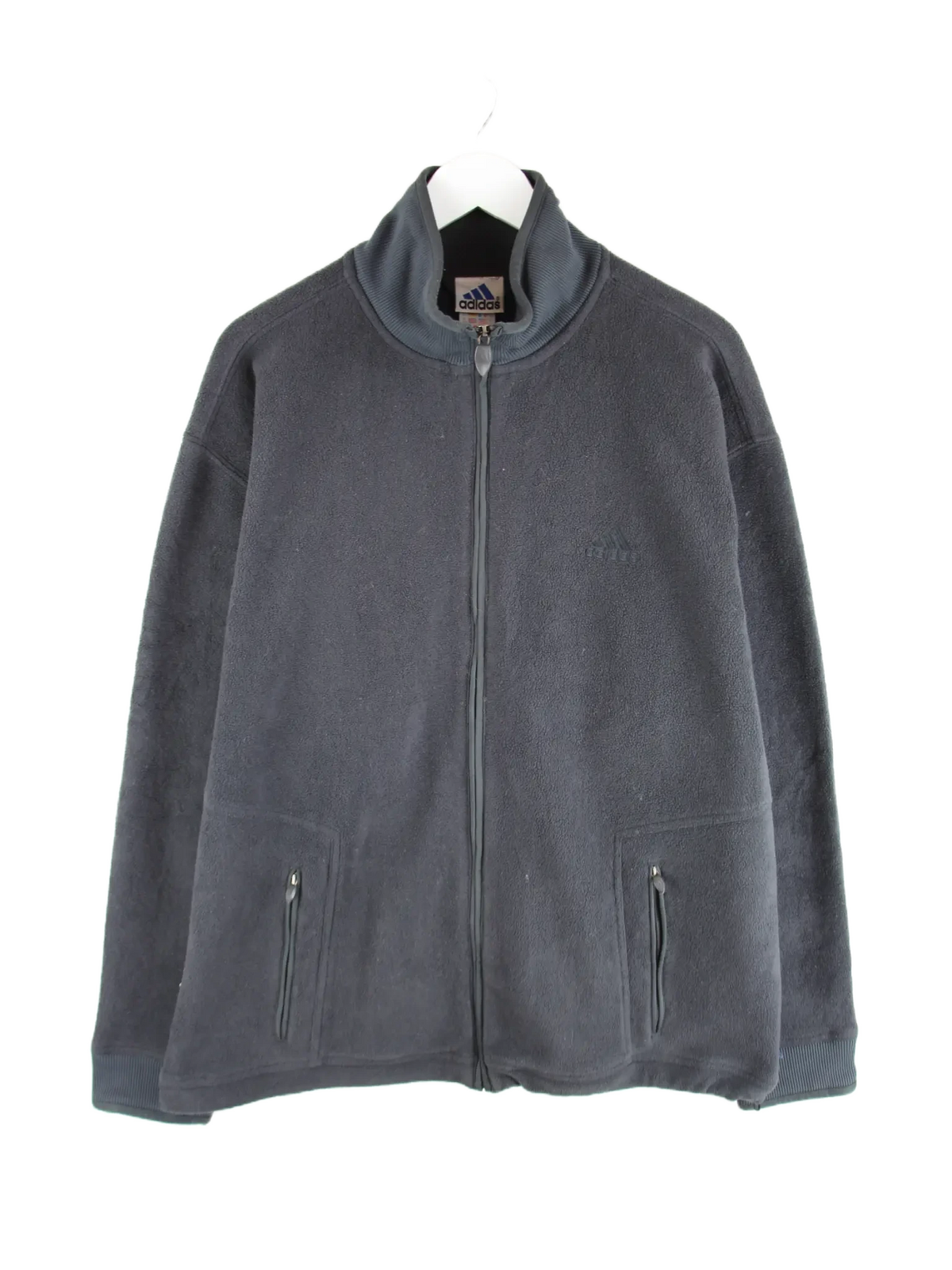 Adidas Fleece Grau XL – Vorderseite