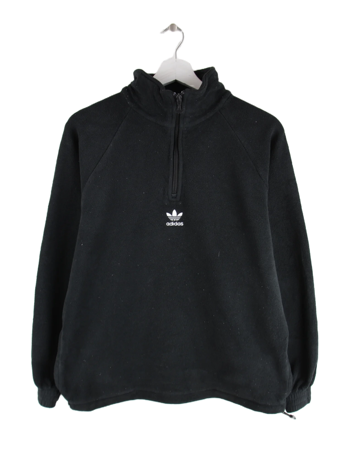 Adidas Fleece Schwarz S – Vorderseite