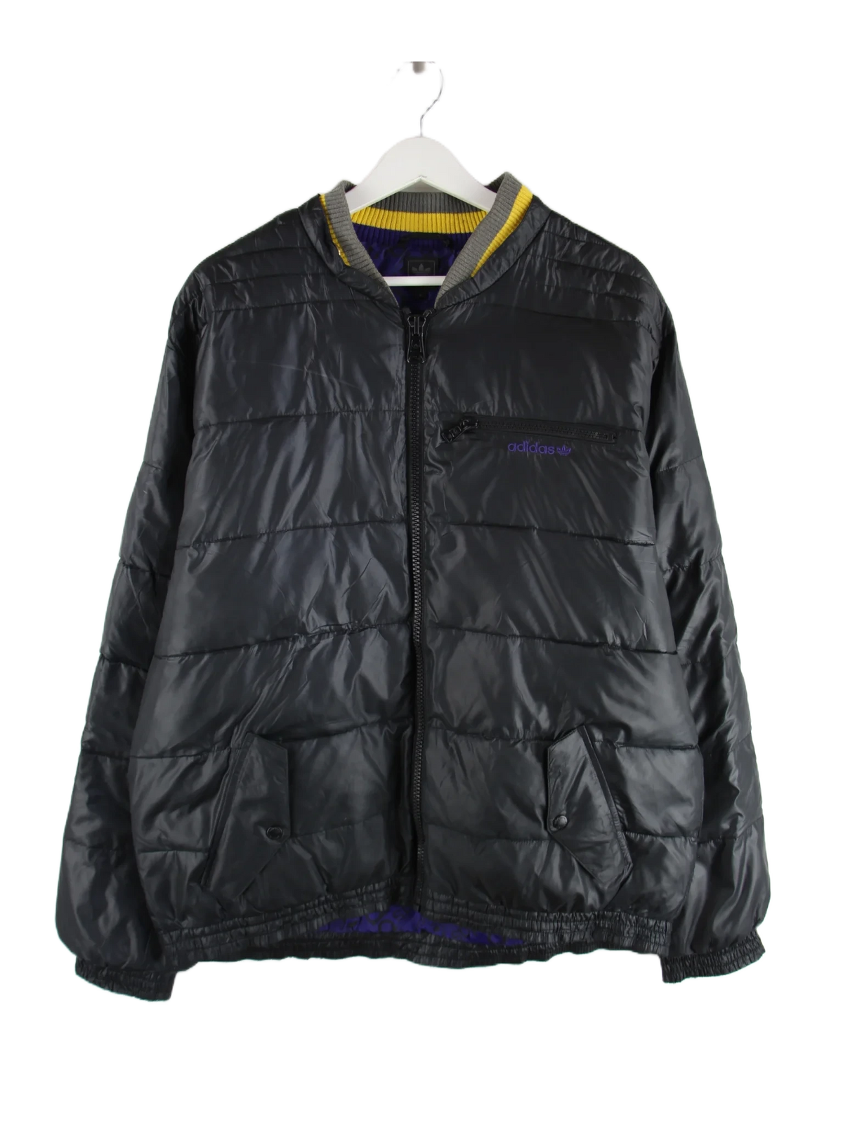 Adidas Jacke Schwarz L – Vorderseite