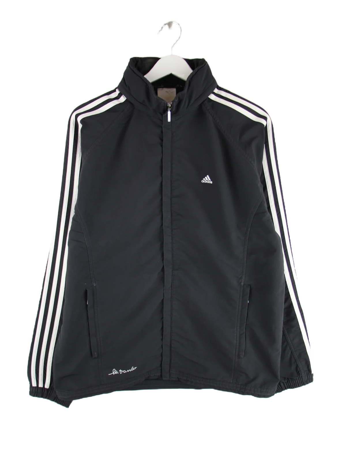 Adidas Leichte Jacke Schwarz L – Vorderseite