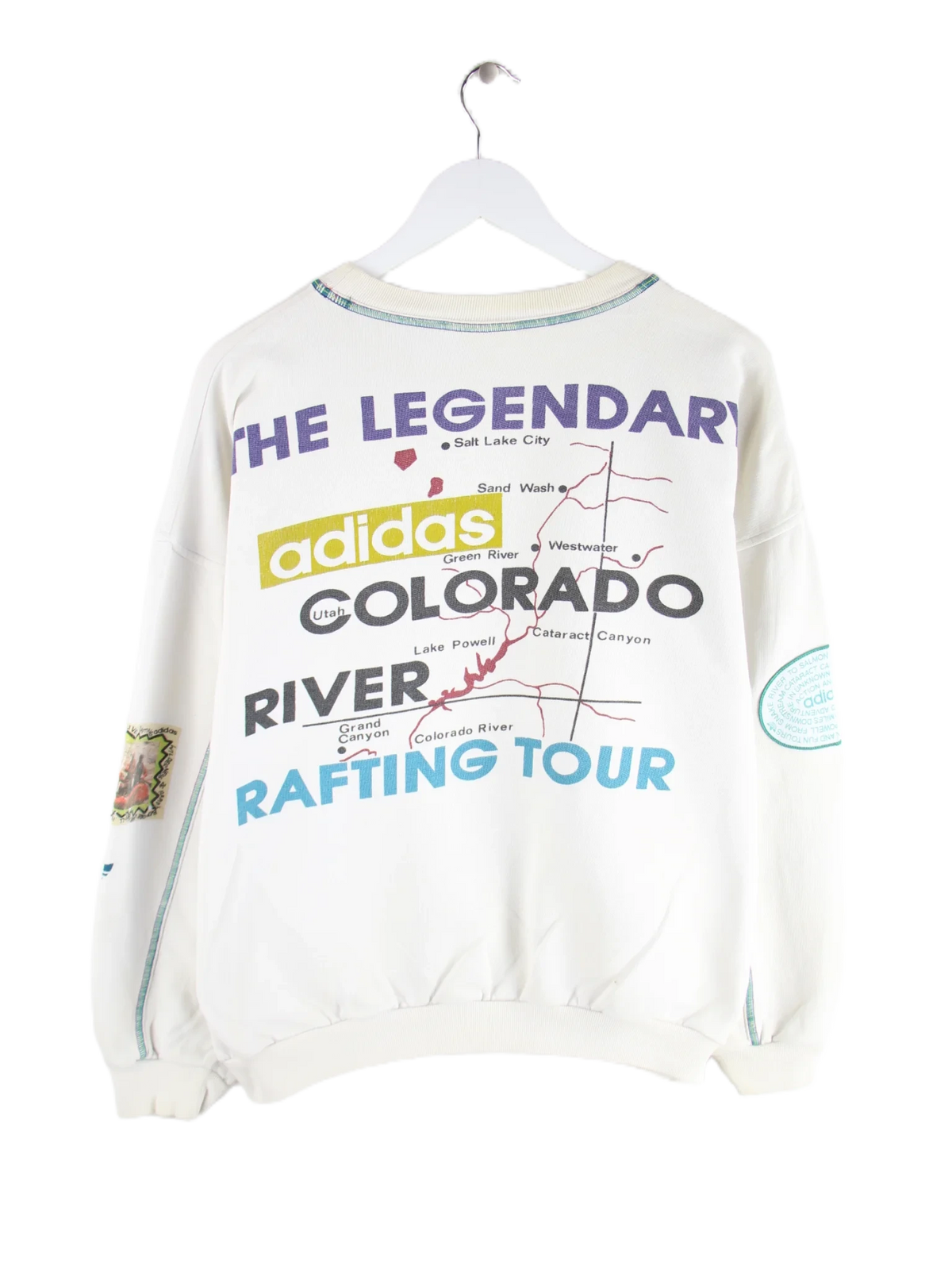 Adidas Sweater Weiß S – Rückseite