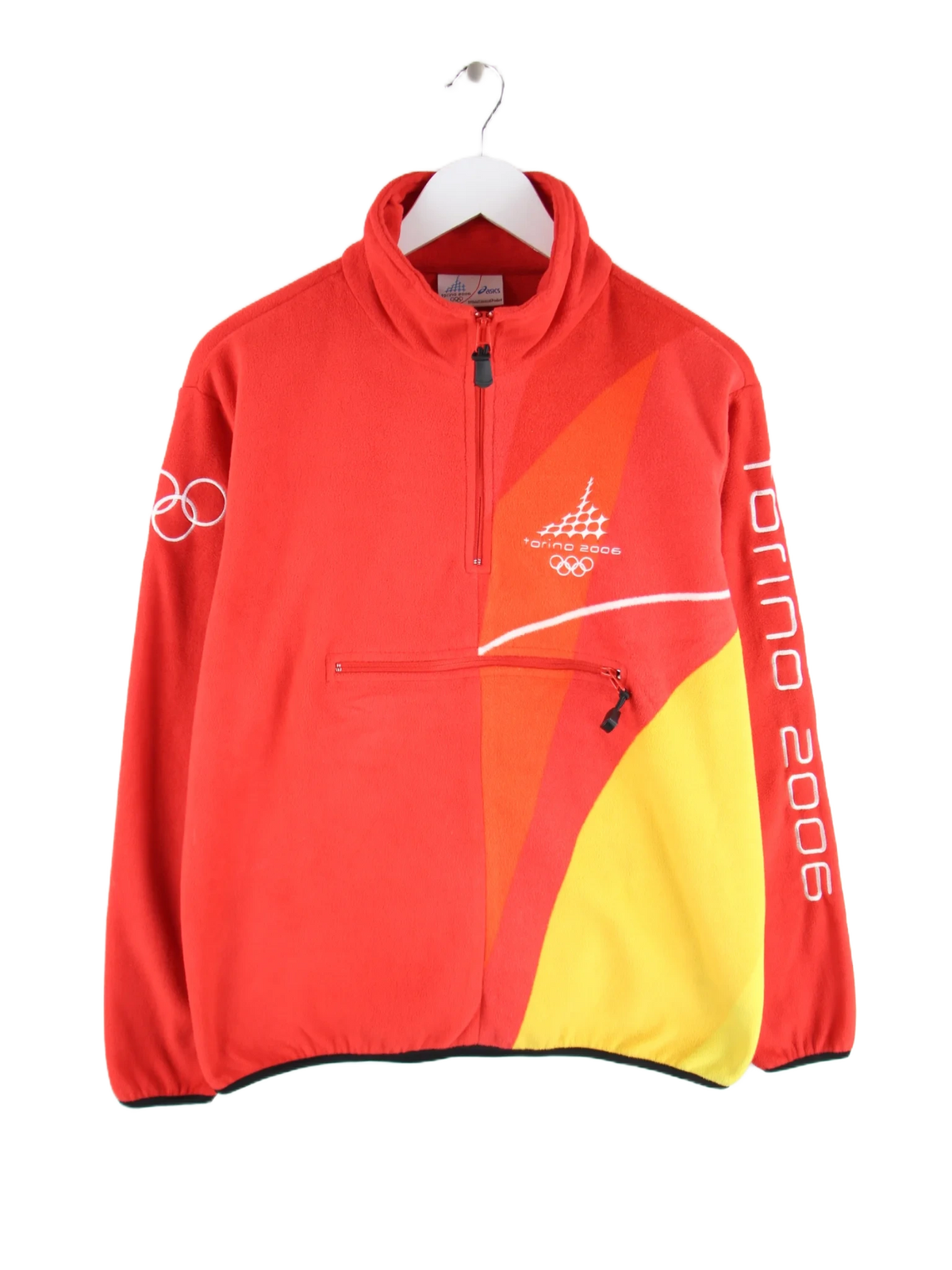 Asics Fleece Rot M – Vorderseite