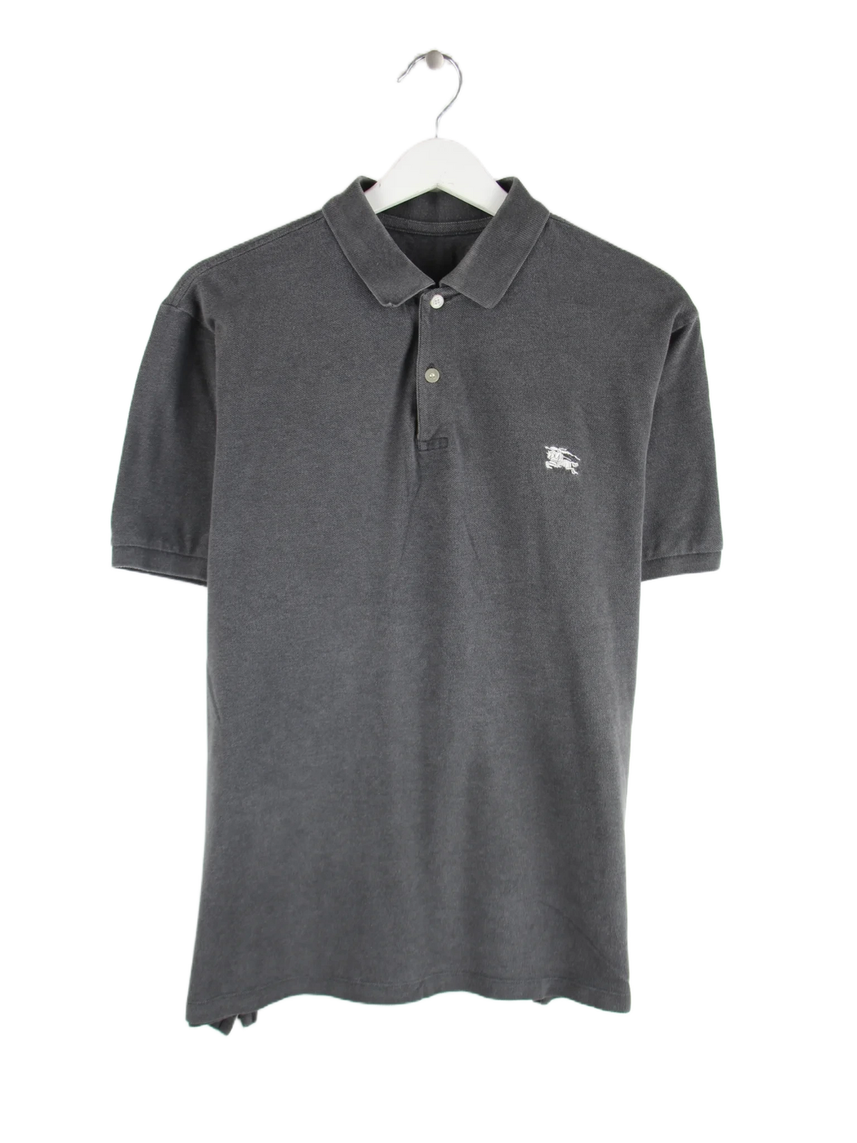 Burberry Polo Grau M – Vorderseite