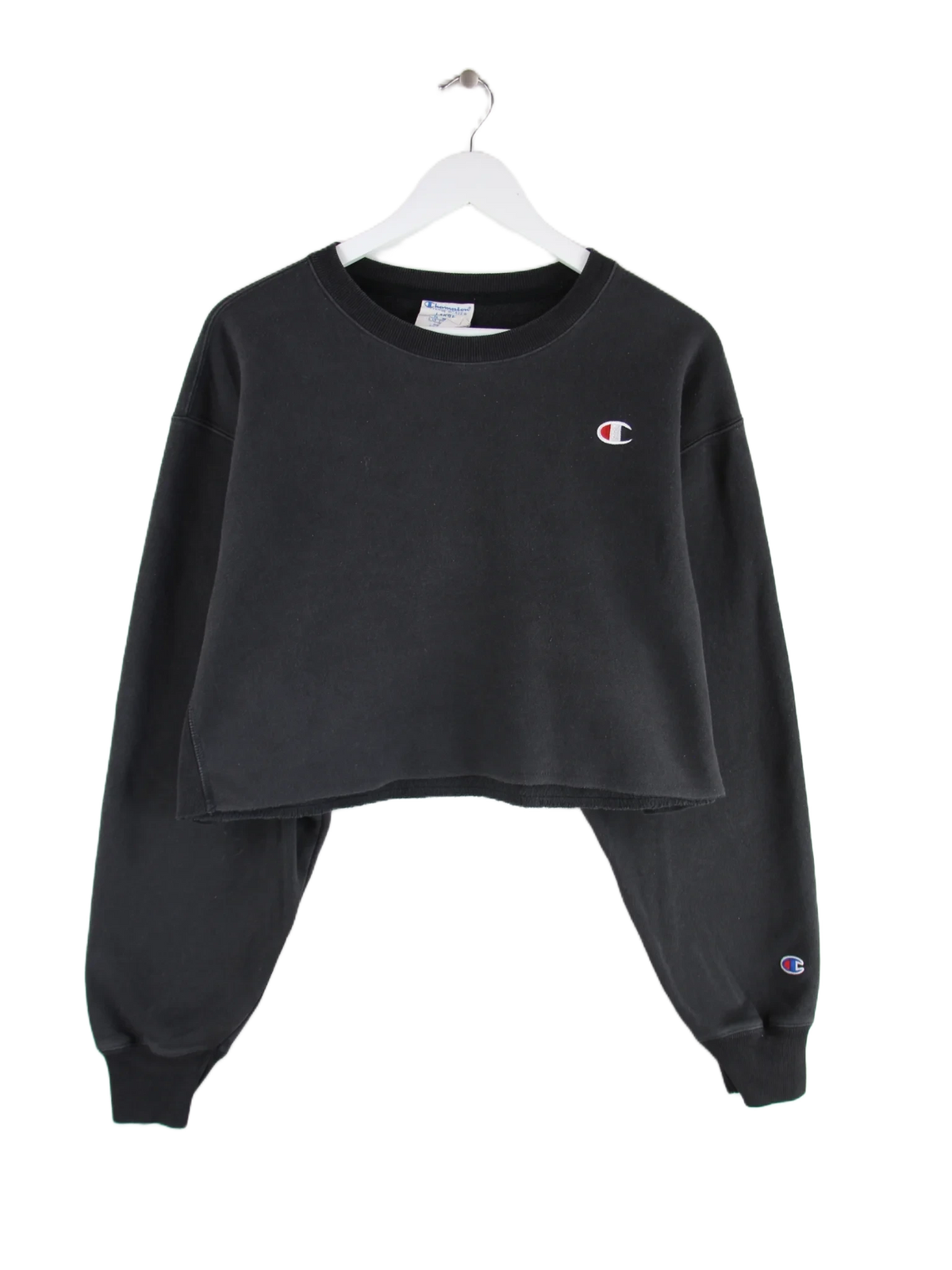 Champion Sweater Schwarz L – Vorderseite