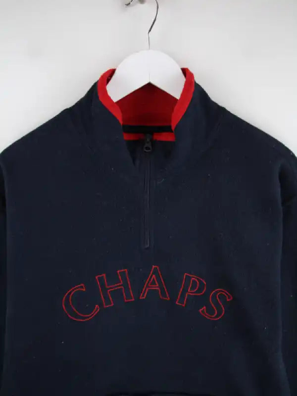 Chaps by Ralph Lauren Fleece Blau M – Detailansicht Vorderseite