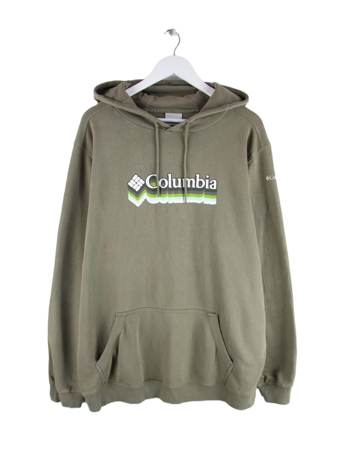 Columbia Hoodie Grün XL – Vorderseite