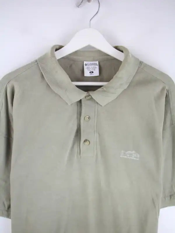 Columbia Polo Grün 3XL – Etikett
