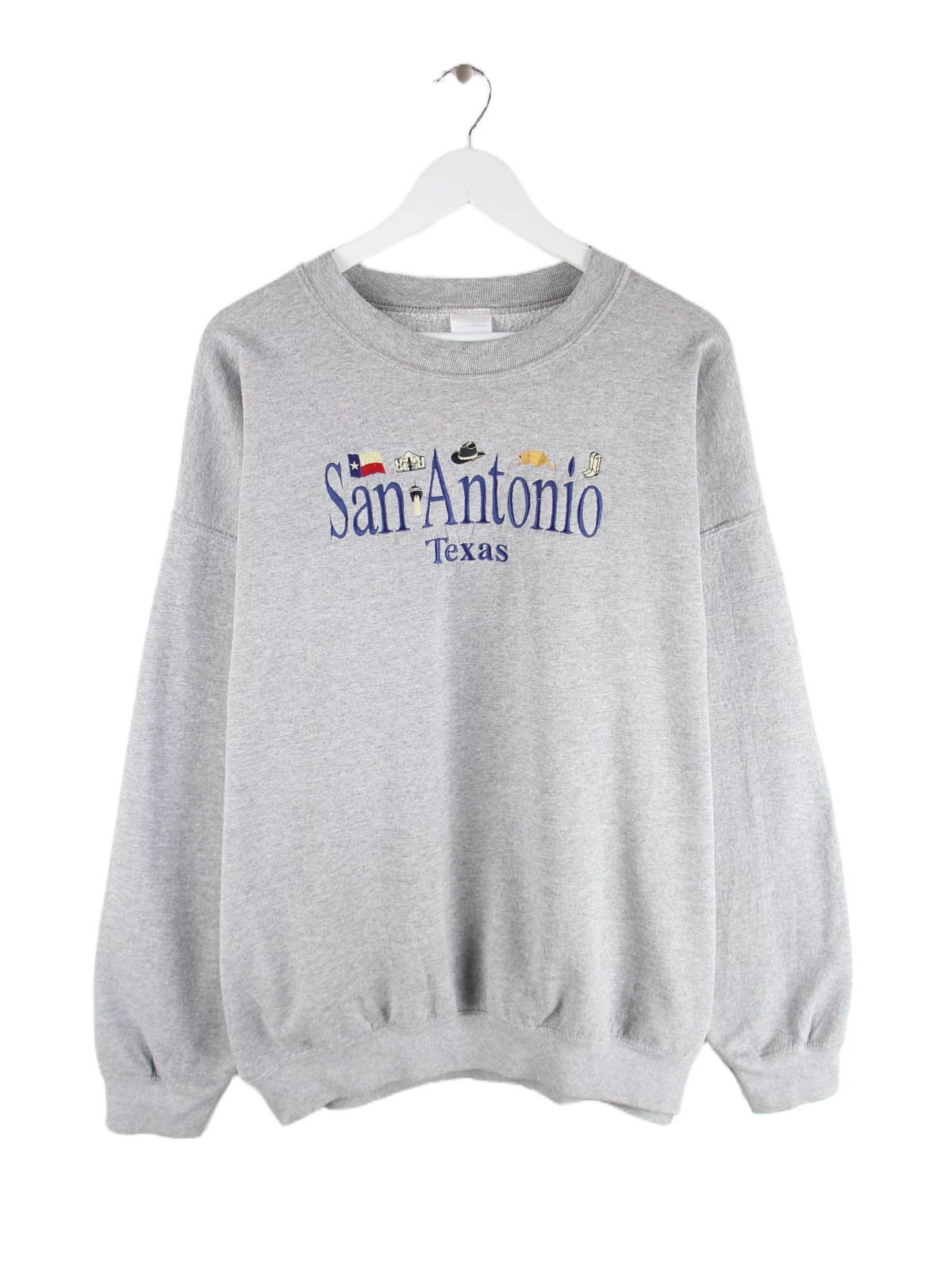 Gildan Sweater Grau XL – Vorderseite