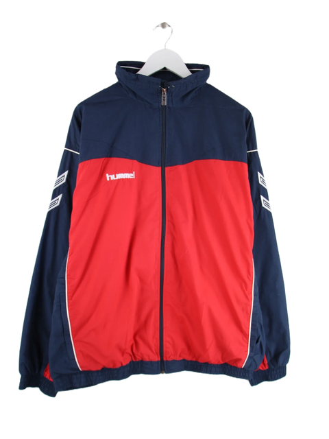 Hummel Trainingsjacke Blau 4XL – Vorderseite