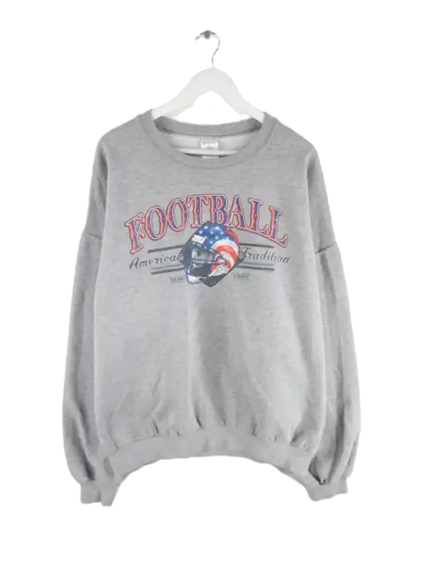 Jerzees Sweater Grau XXL – Vorderseite