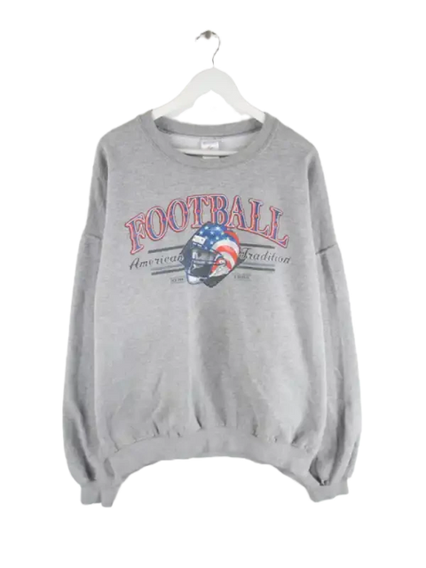 Jerzees Sweater Grau XXL – Vorderseite