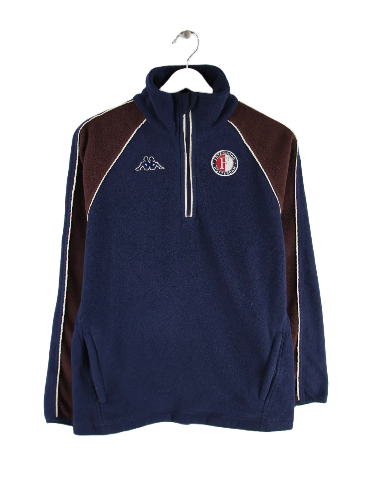 Kappa Fleece Blau S – Vorderseite