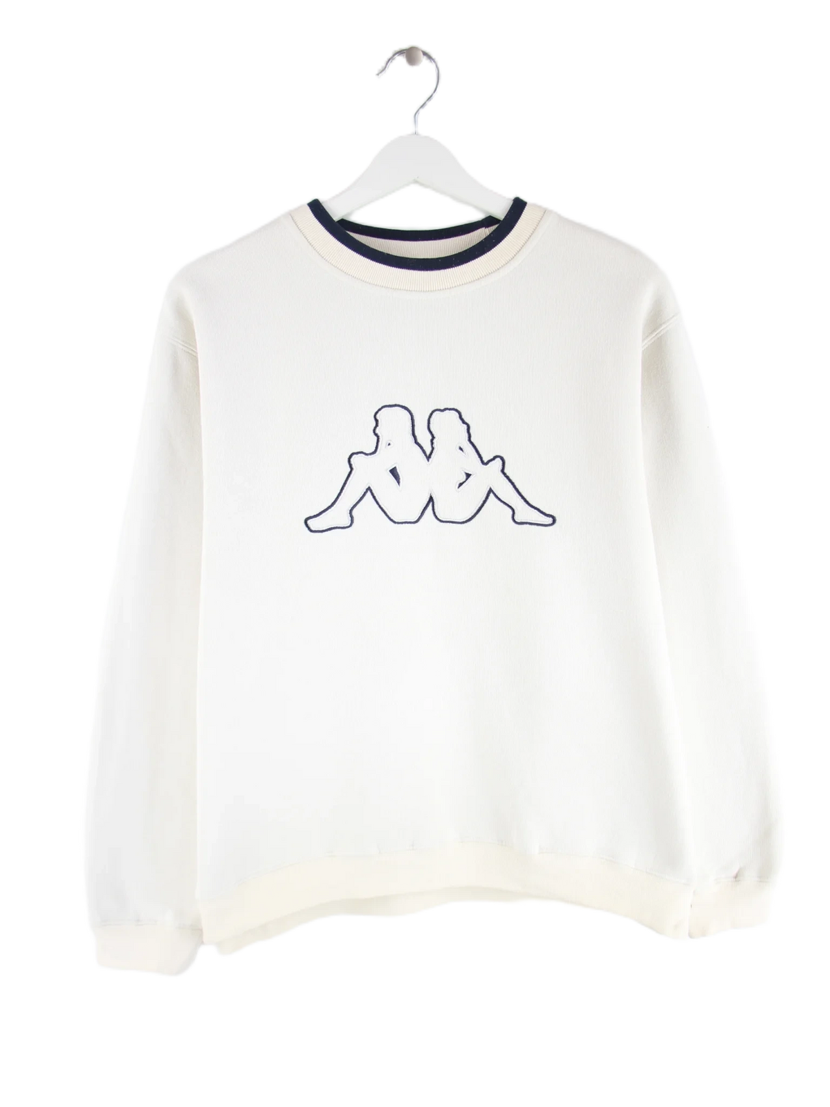 Kappa Sweater Weiß M – Vorderseite