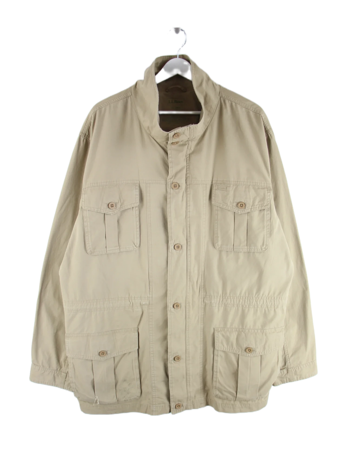 L.L. Bean Leichte Jacke Beige XL – Vorderseite