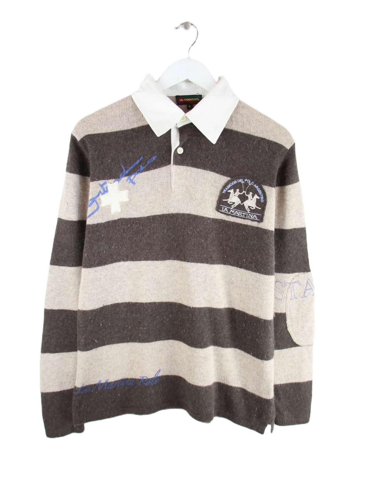 La Martina Polo Braun L – Vorderseite