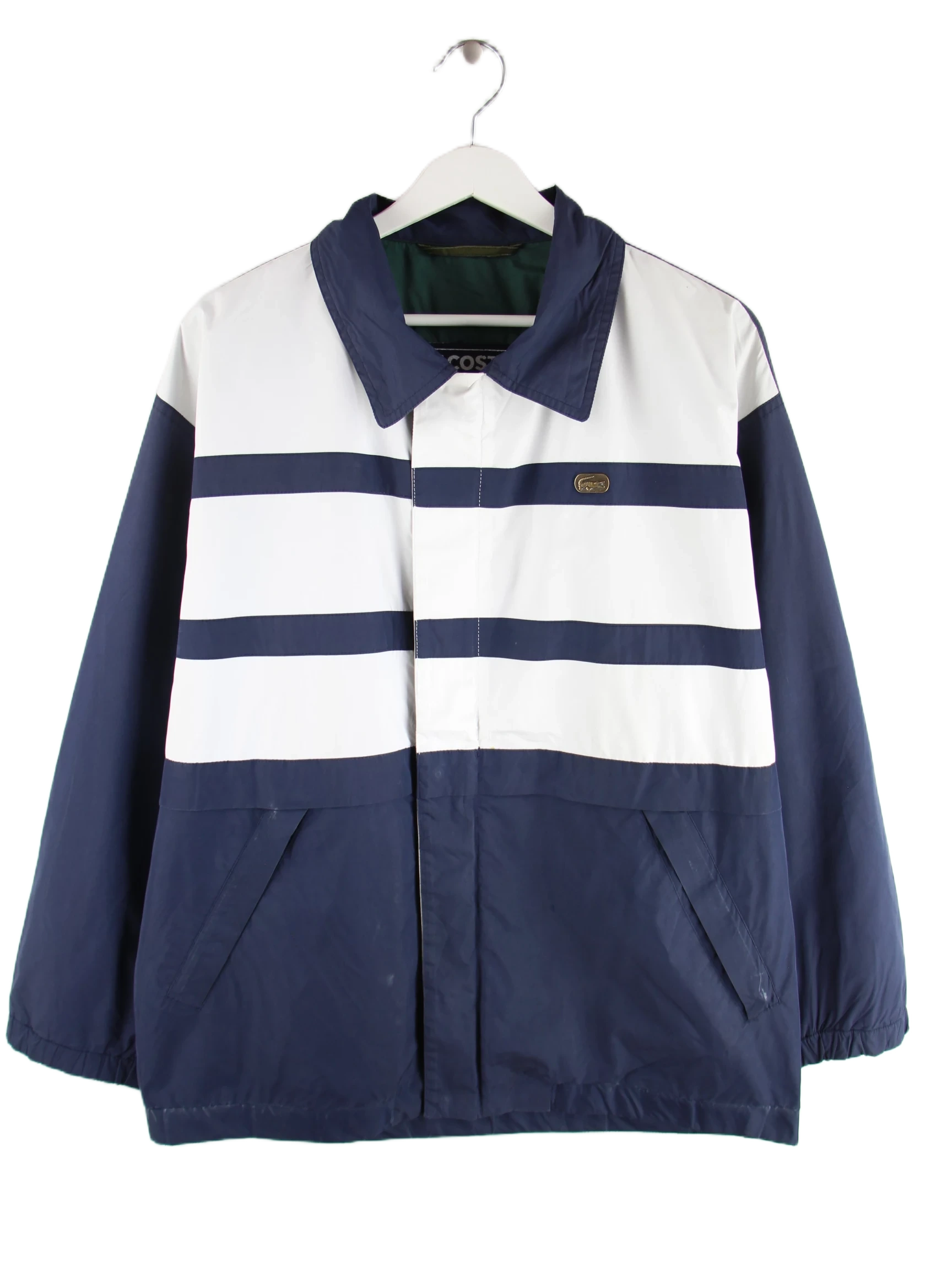 Lacoste Leichte Jacke Blau M – Vorderseite