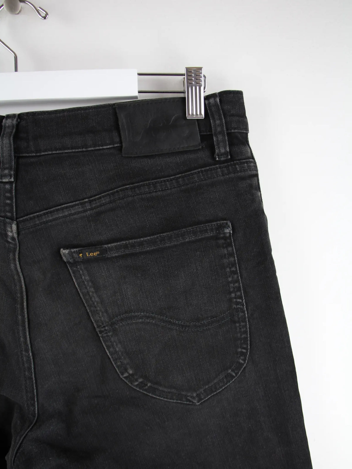 Lee Jeans Schwarz – Detailansicht Vorderseite