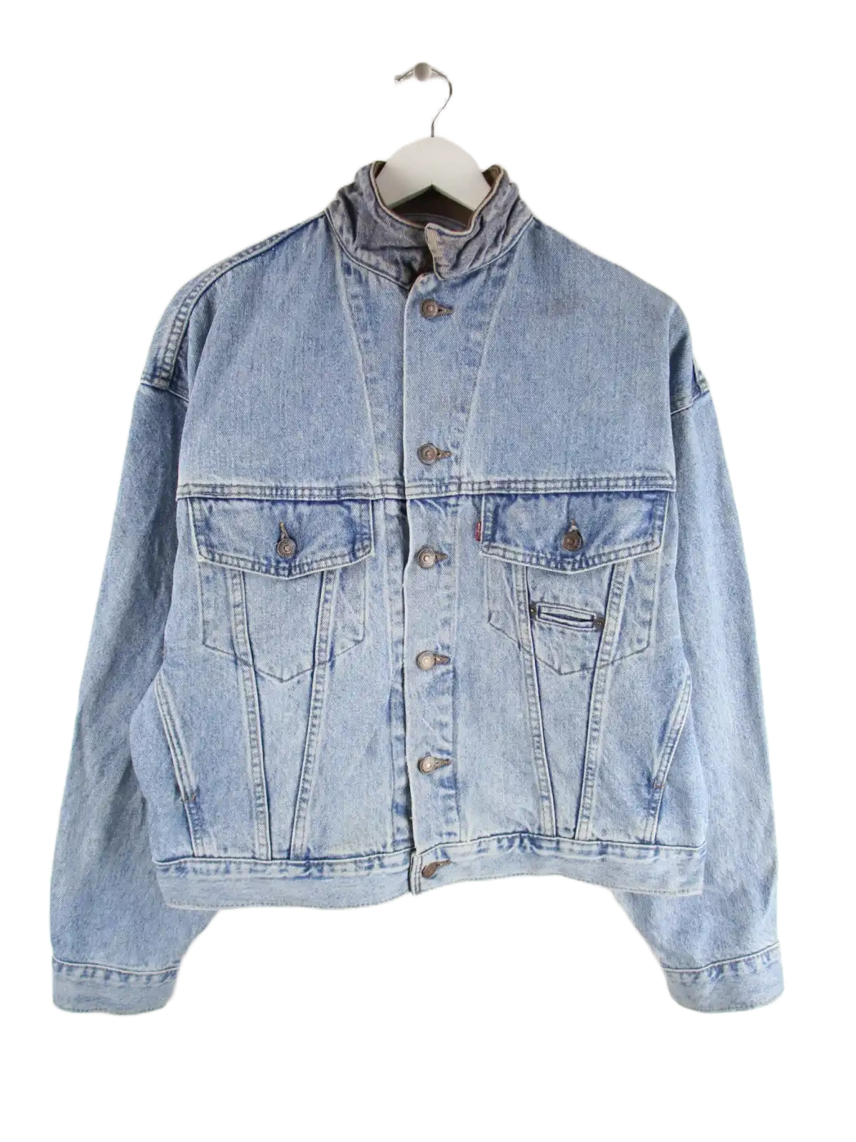 Levi's Jeansjacke Blau M – Vorderseite