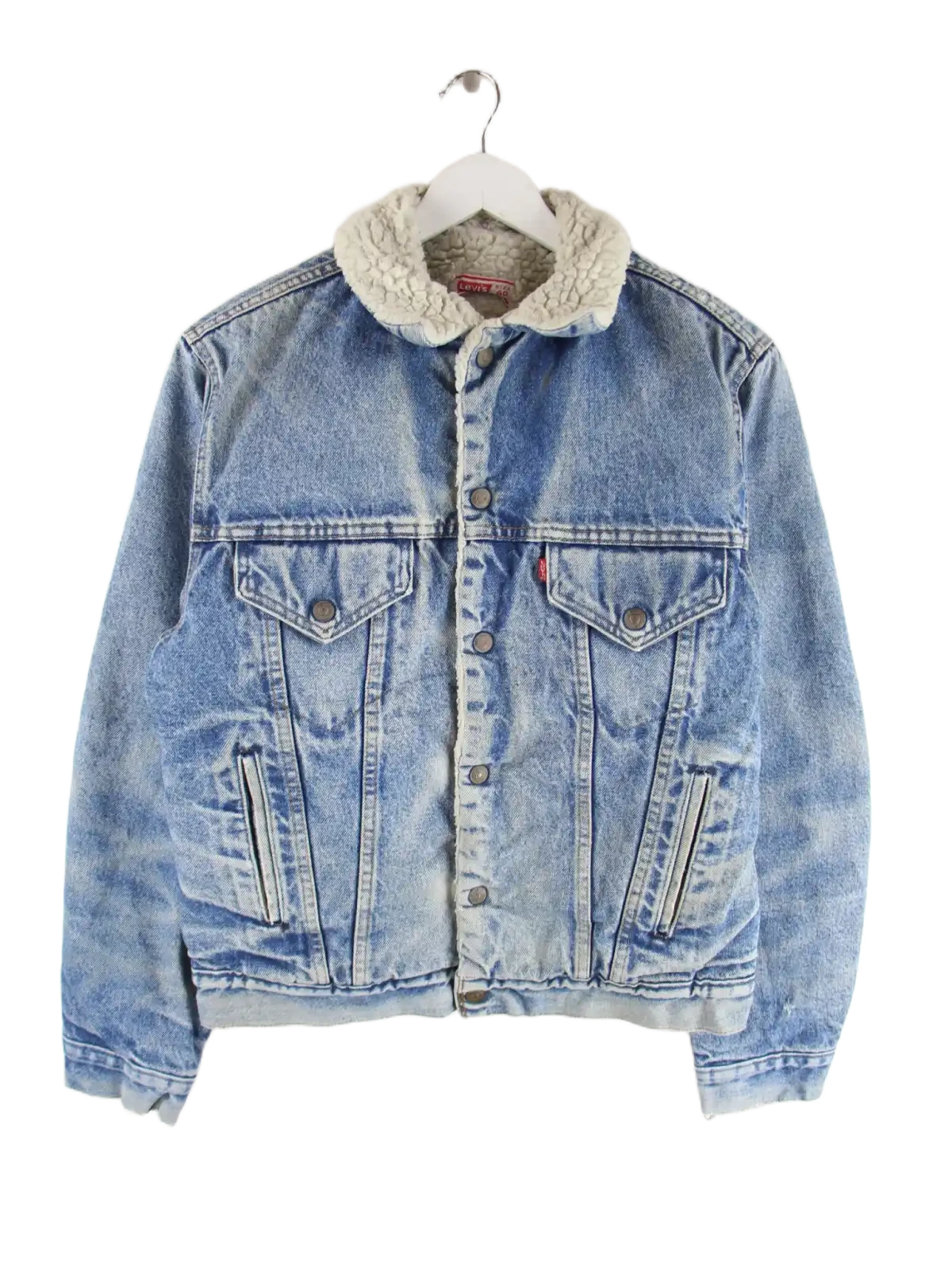 Levi's Jeansjacke Blau M – Vorderseite