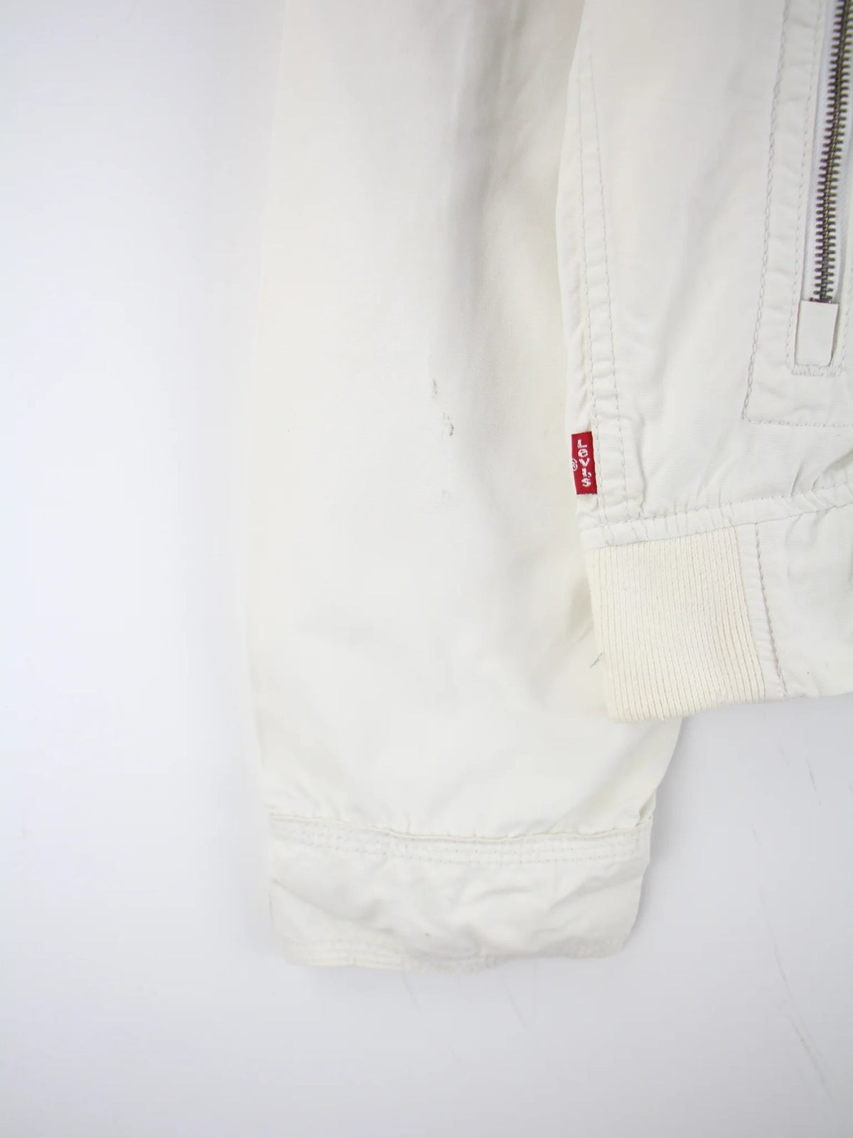 Levi's Leichte Jacke Weiß M – Etikett