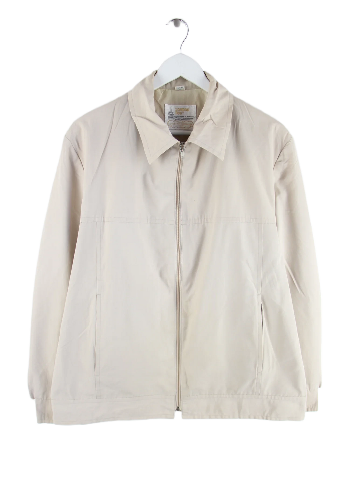 London Fog Leichte Jacke Beige M – Vorderseite