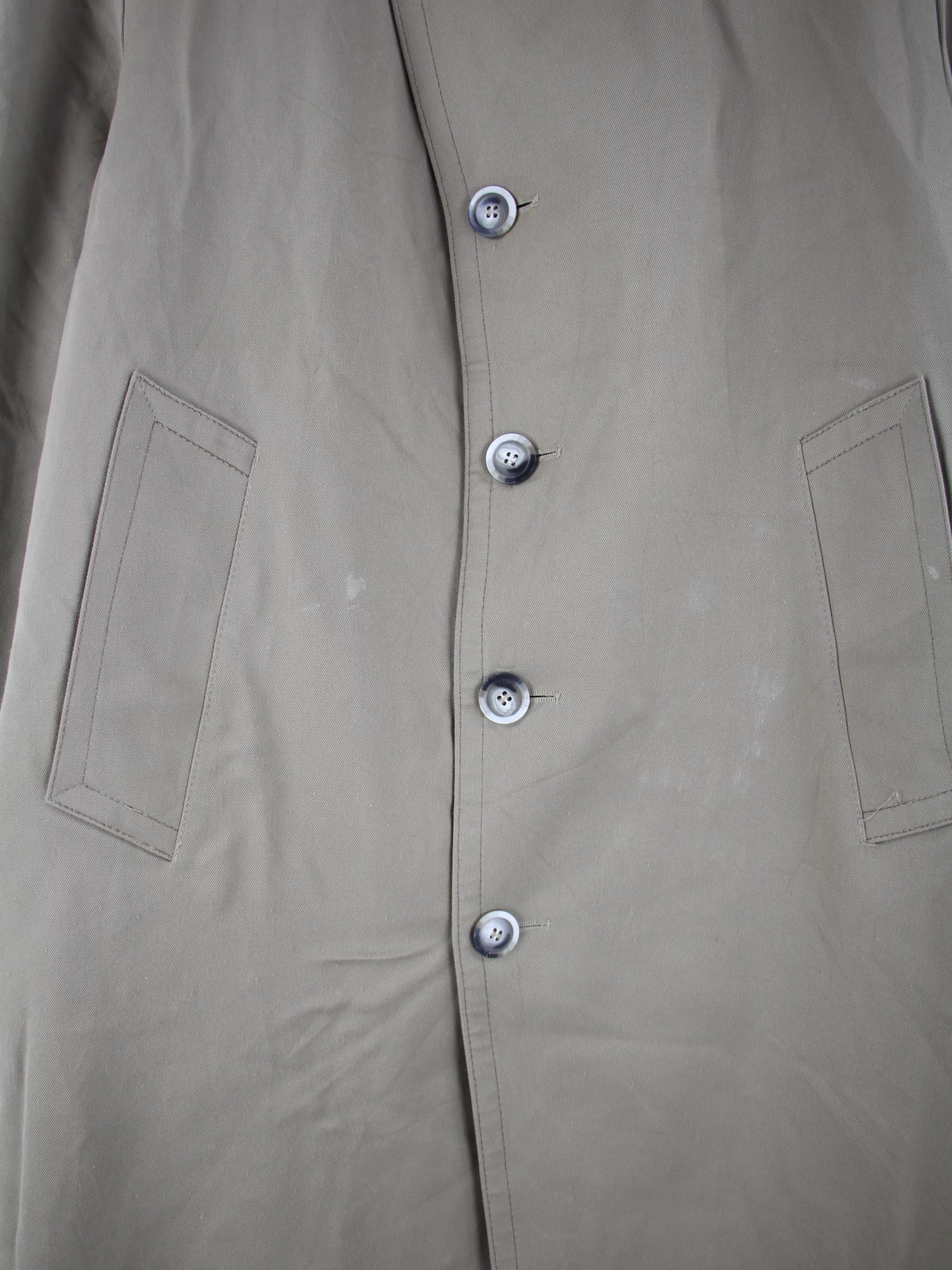 London Fog Mantel Beige L – Etikett
