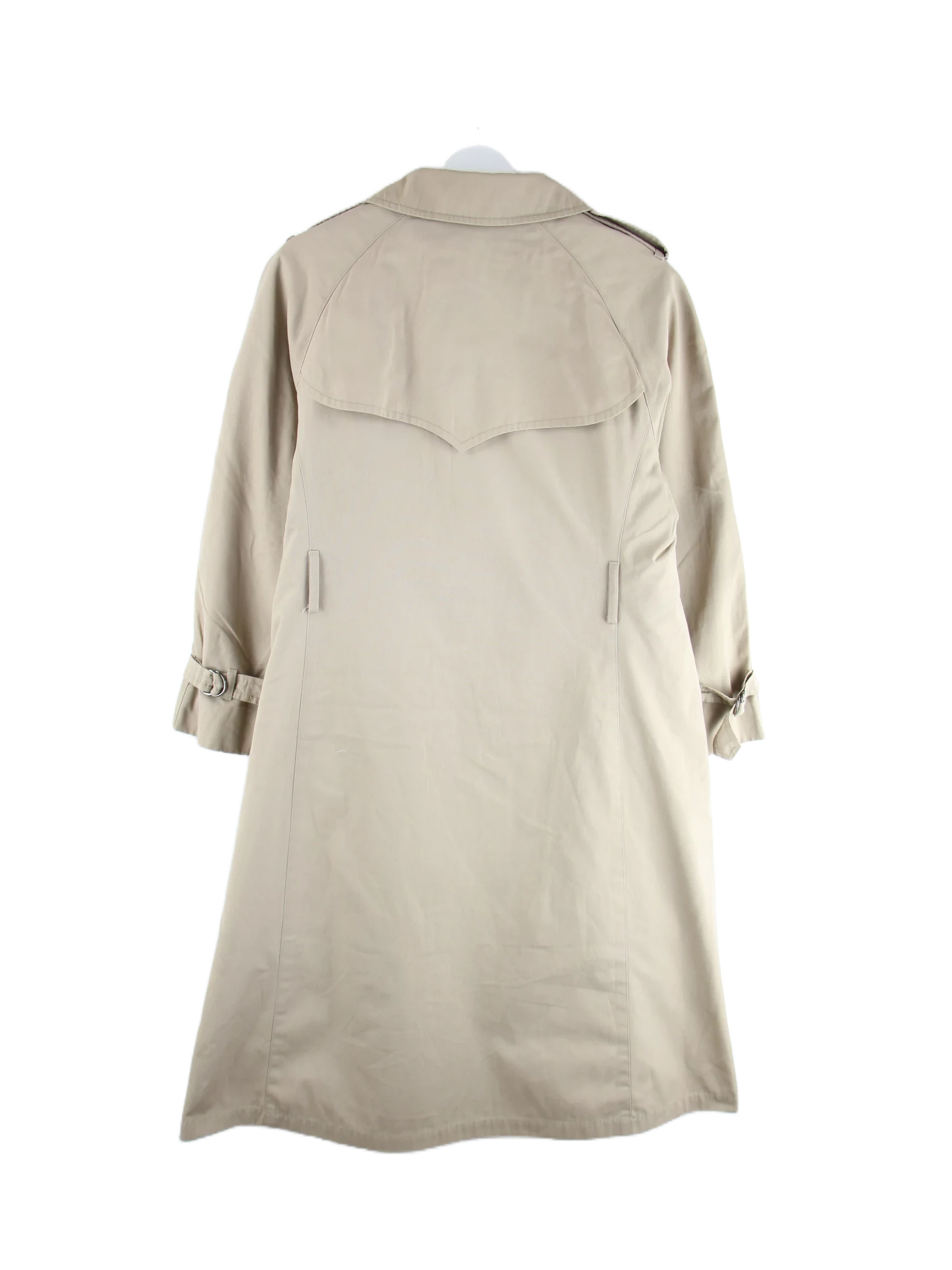 London Fog Mantel Beige M – Rückseite