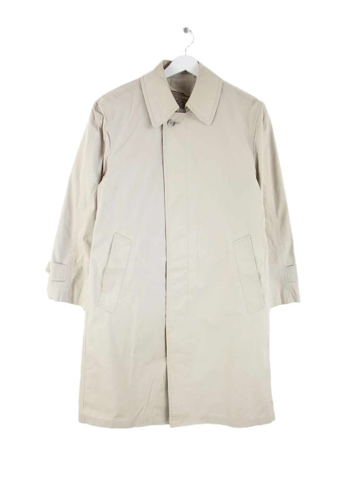 London Fog Mantel Beige S – Vorderseite