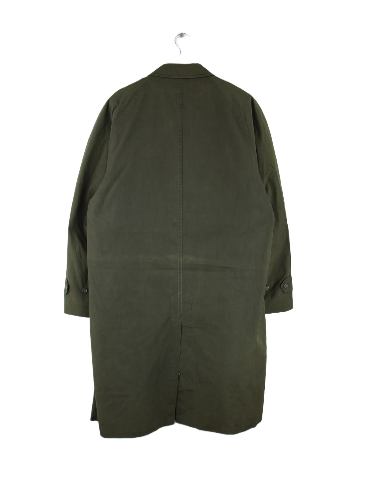London Fog Mantel Olive XL – Rückseite