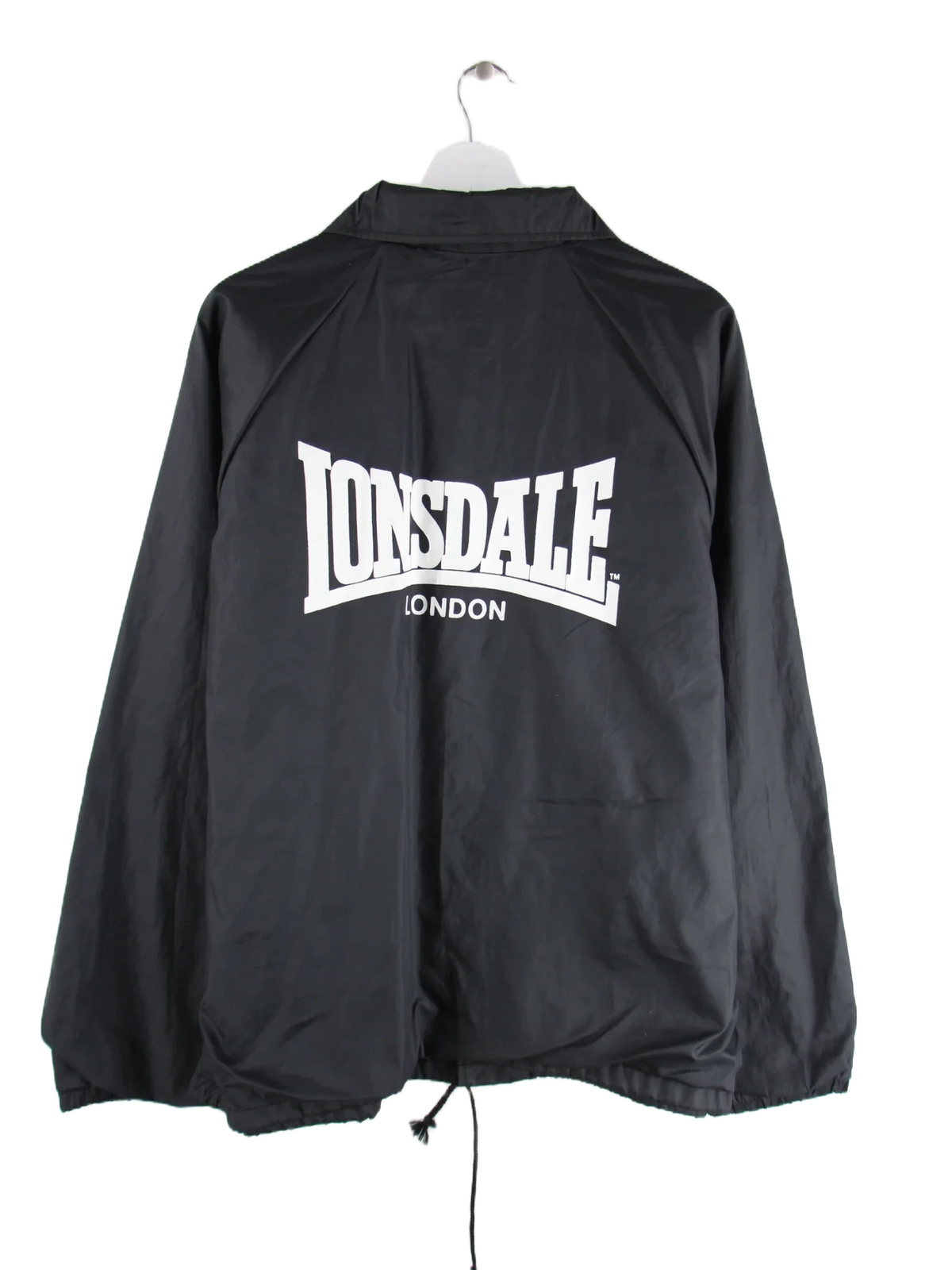 Lonsdale Leichte Jacke Schwarz XL – Rückseite