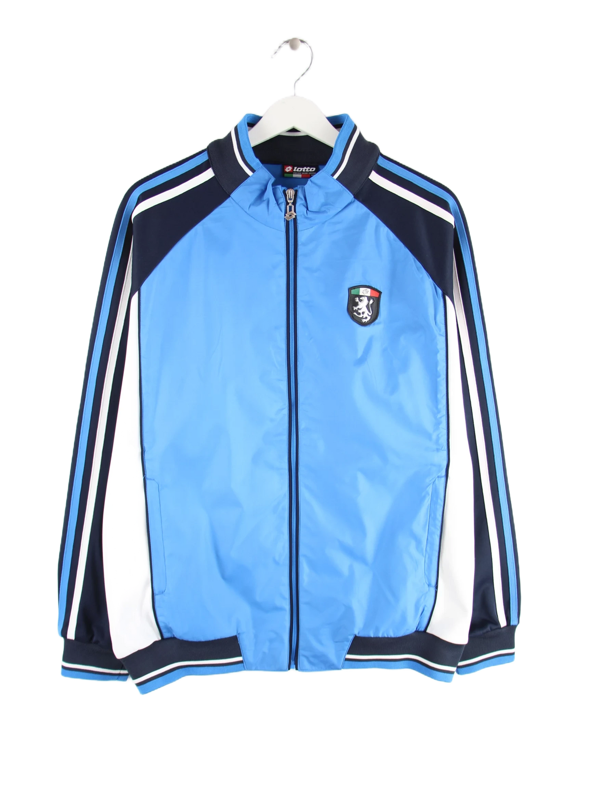 Lotto Trainingsjacke Blau M – Vorderseite