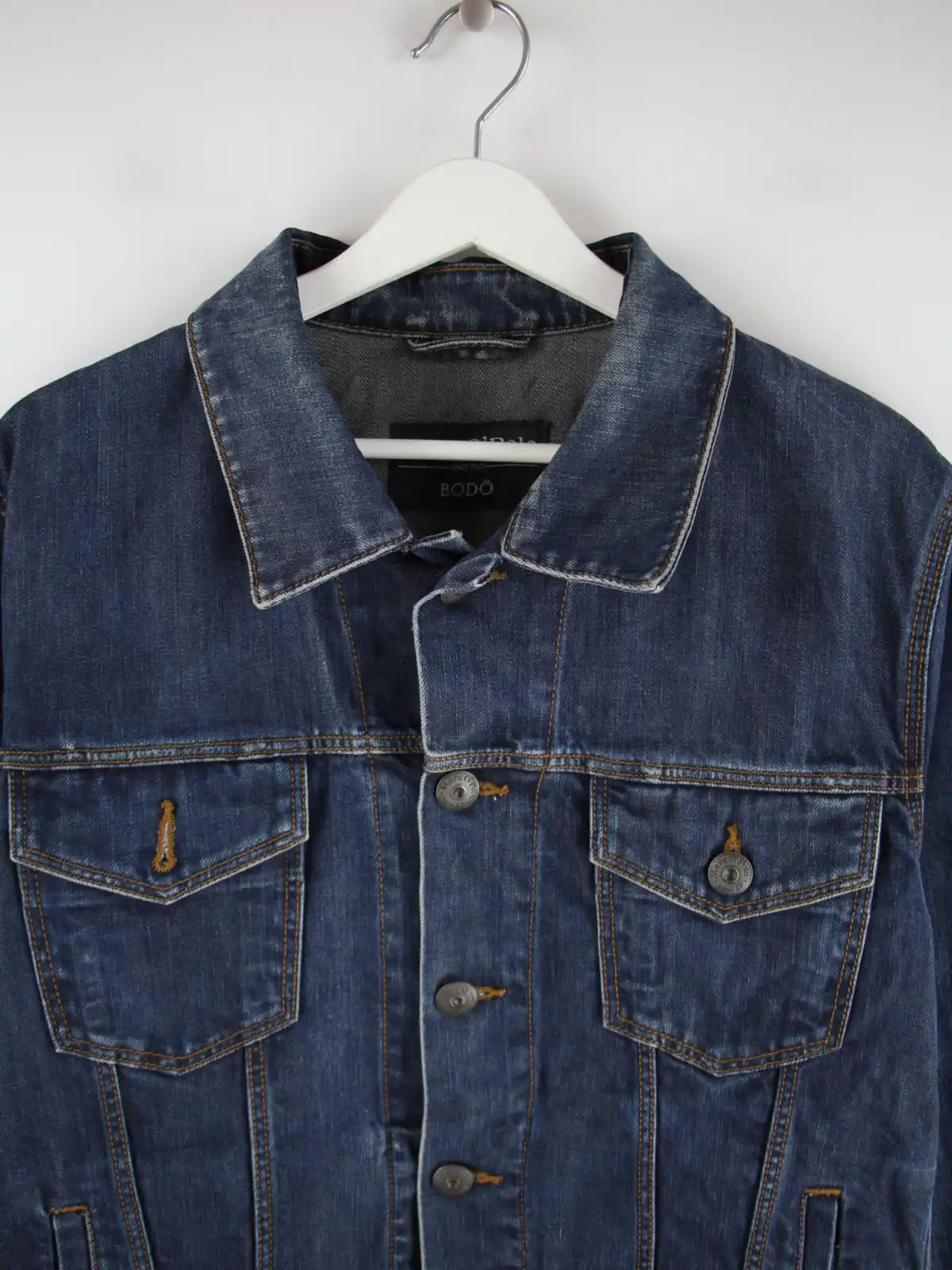 Marc O' Polo Jeansjacke Blau M – Detailansicht Vorderseite