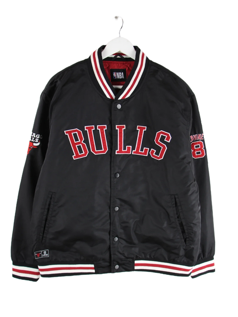 NBA Jacke Schwarz XL – Vorderseite
