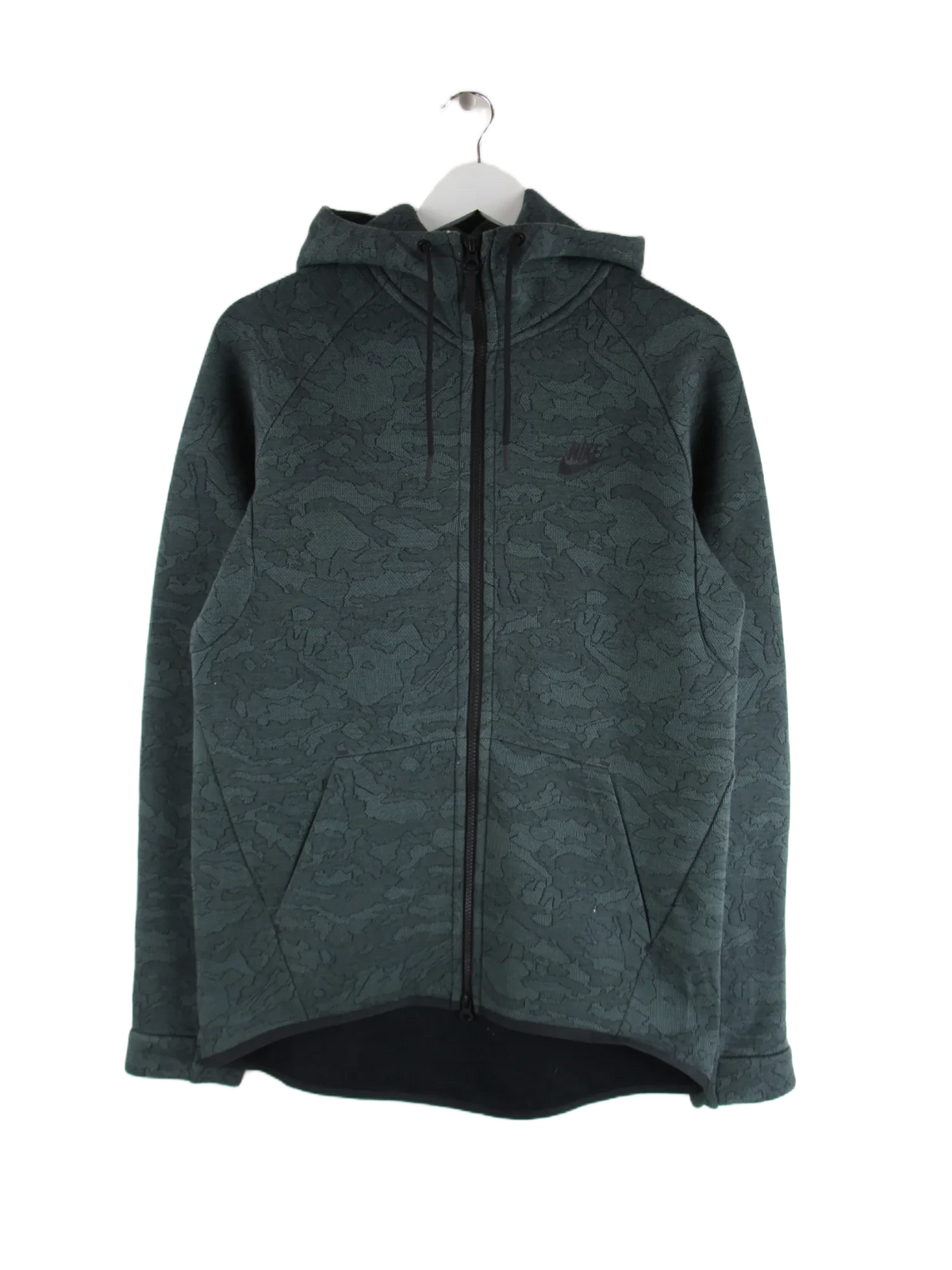 Nike Hoodie Grün M – Vorderseite