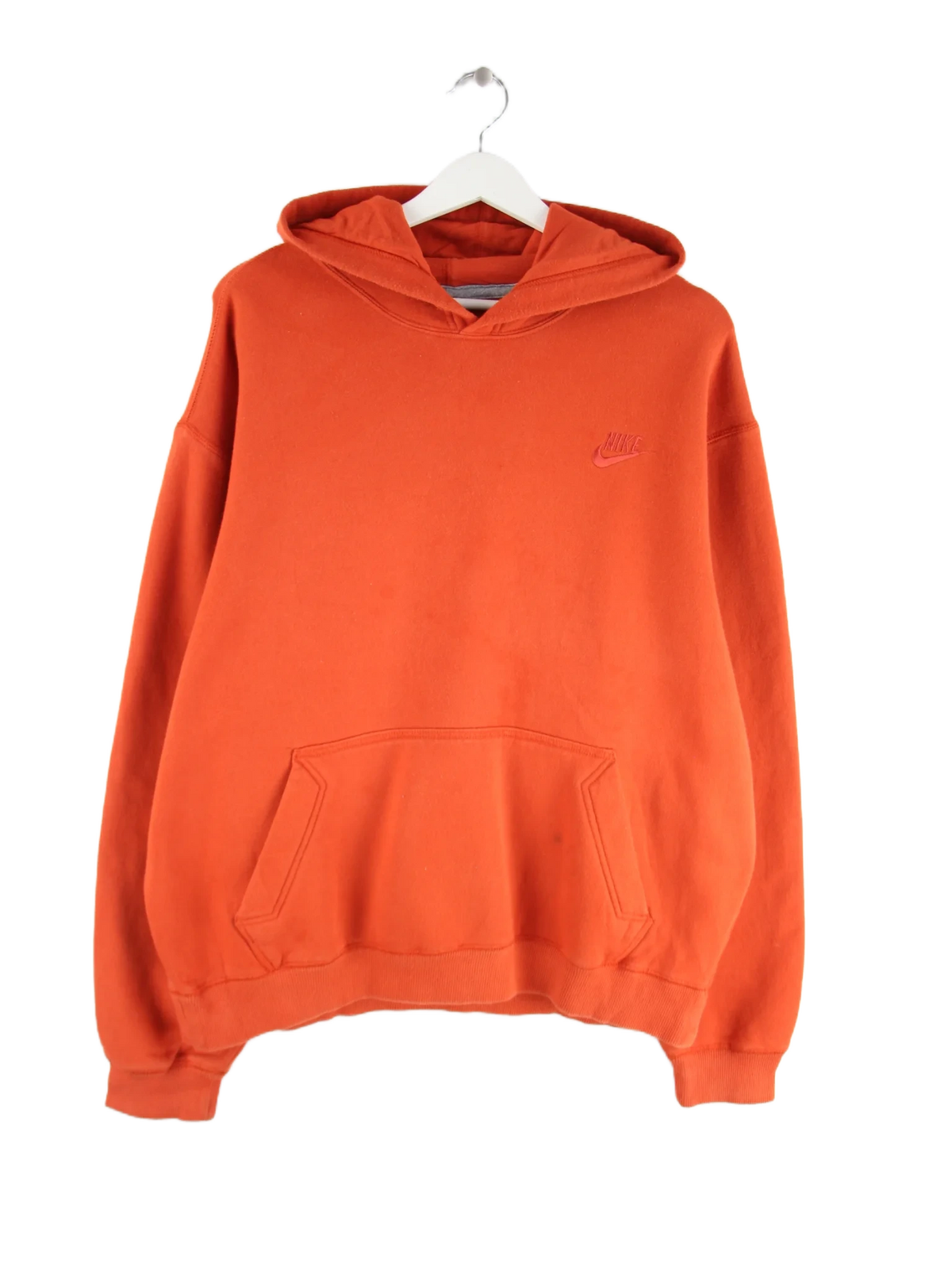 Nike Hoodie Orange L – Vorderseite
