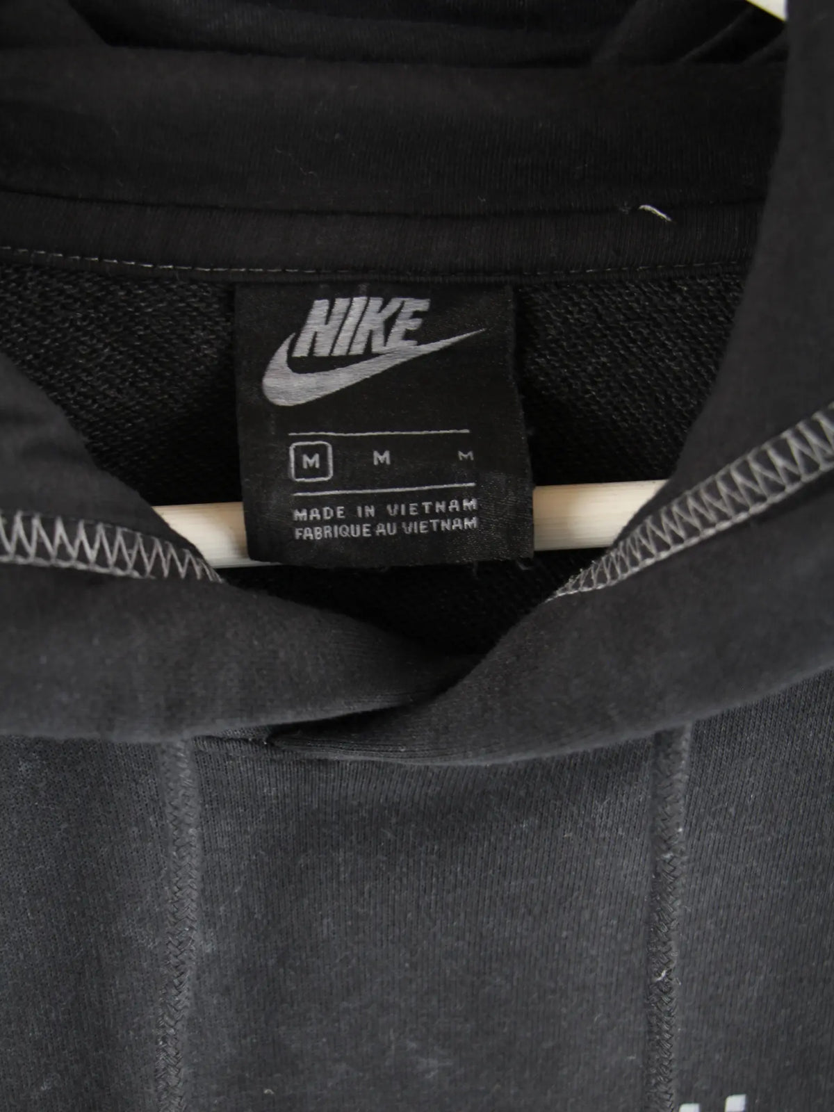 Nike Hoodie Schwarz M – Etikett