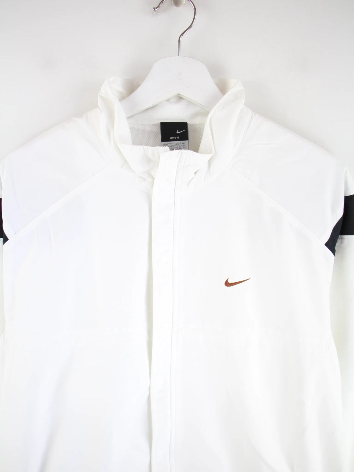 Nike Leichte Jacke Weiß L – Detailansicht Vorderseite