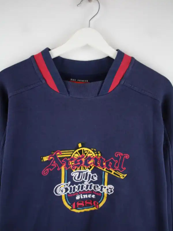 Nike Sweater Blau XL – Detailansicht Vorderseite