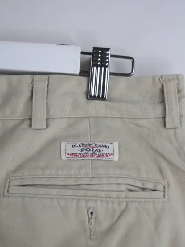 Ralph Lauren Hose Beige – Detailansicht Vorderseite