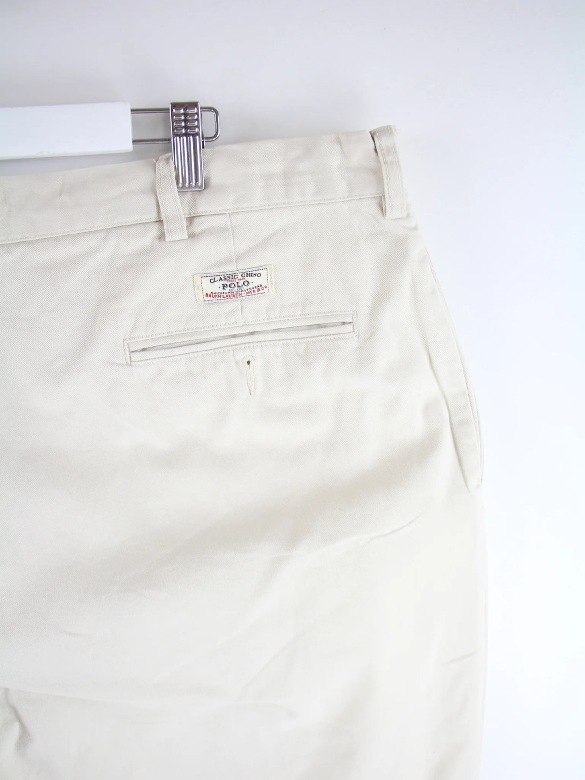 Ralph Lauren Hose Beige – Detailansicht Vorderseite
