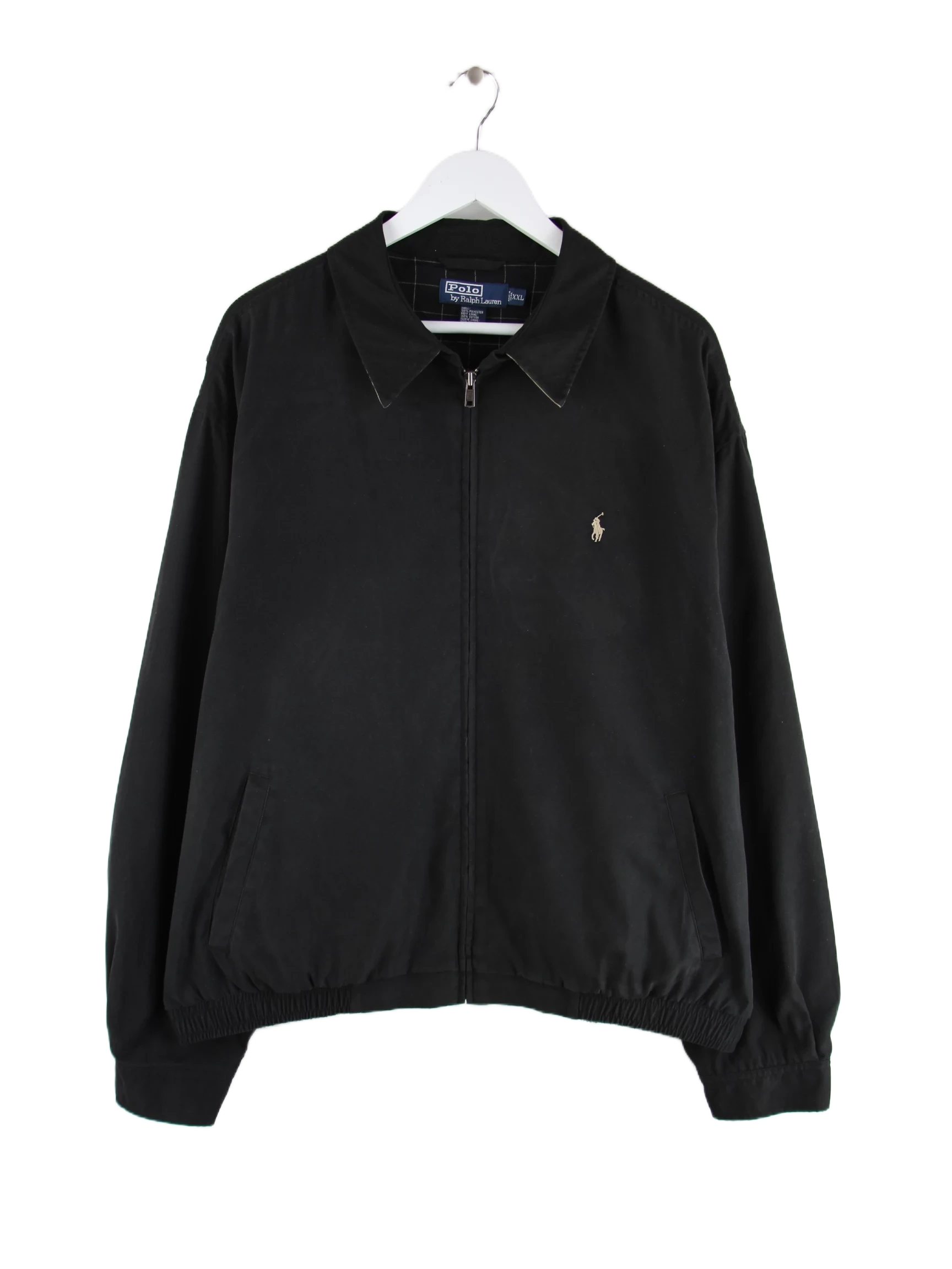 Ralph Lauren Jacke Schwarz XXL – Vorderseite