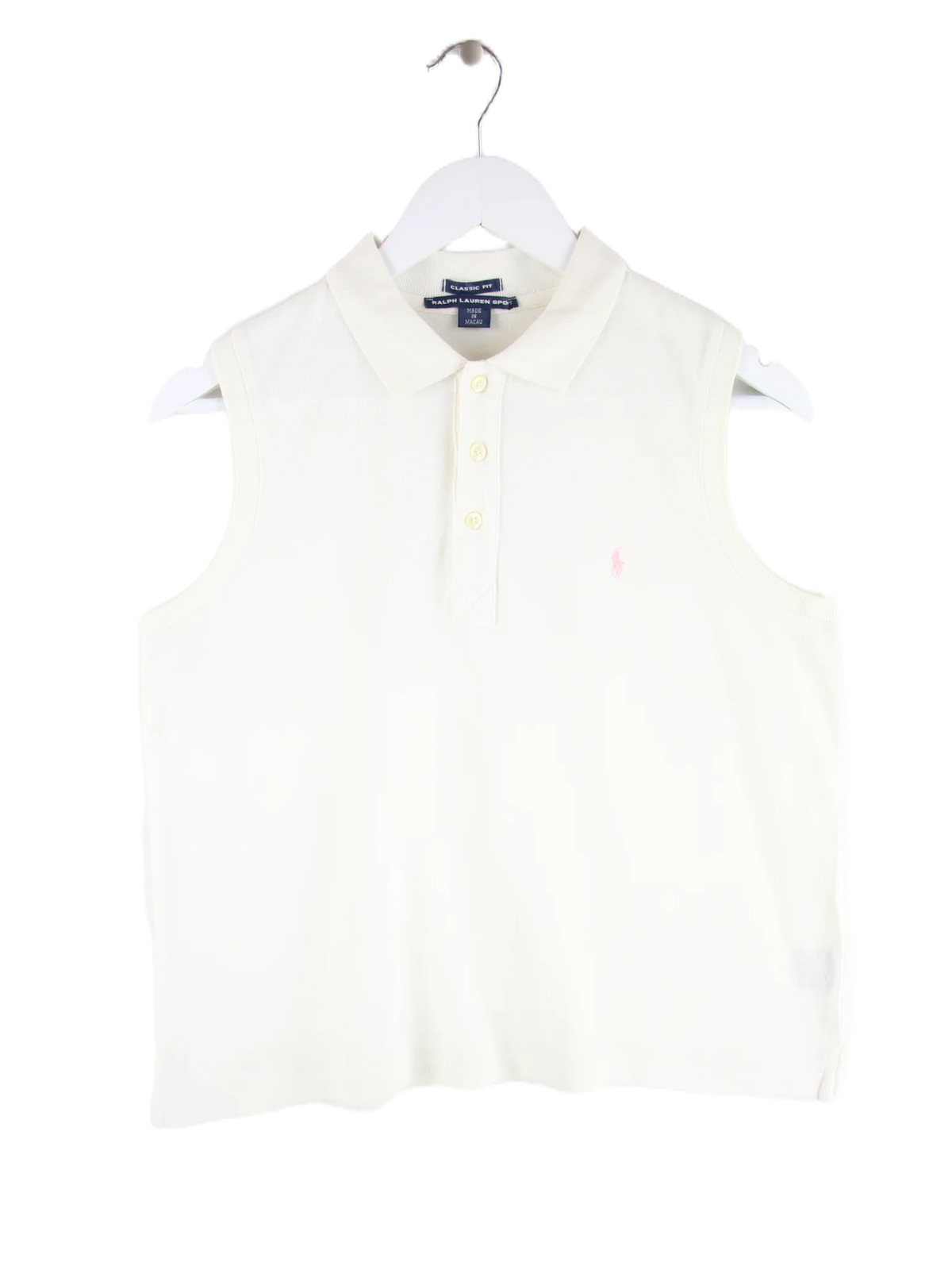 Ralph Lauren Polo Weiß M – Vorderseite
