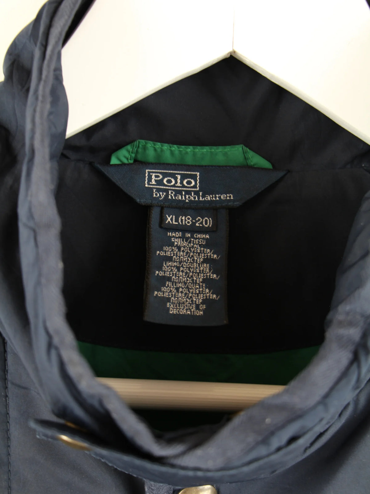 Ralph Lauren Weste Blau XL – Etikett