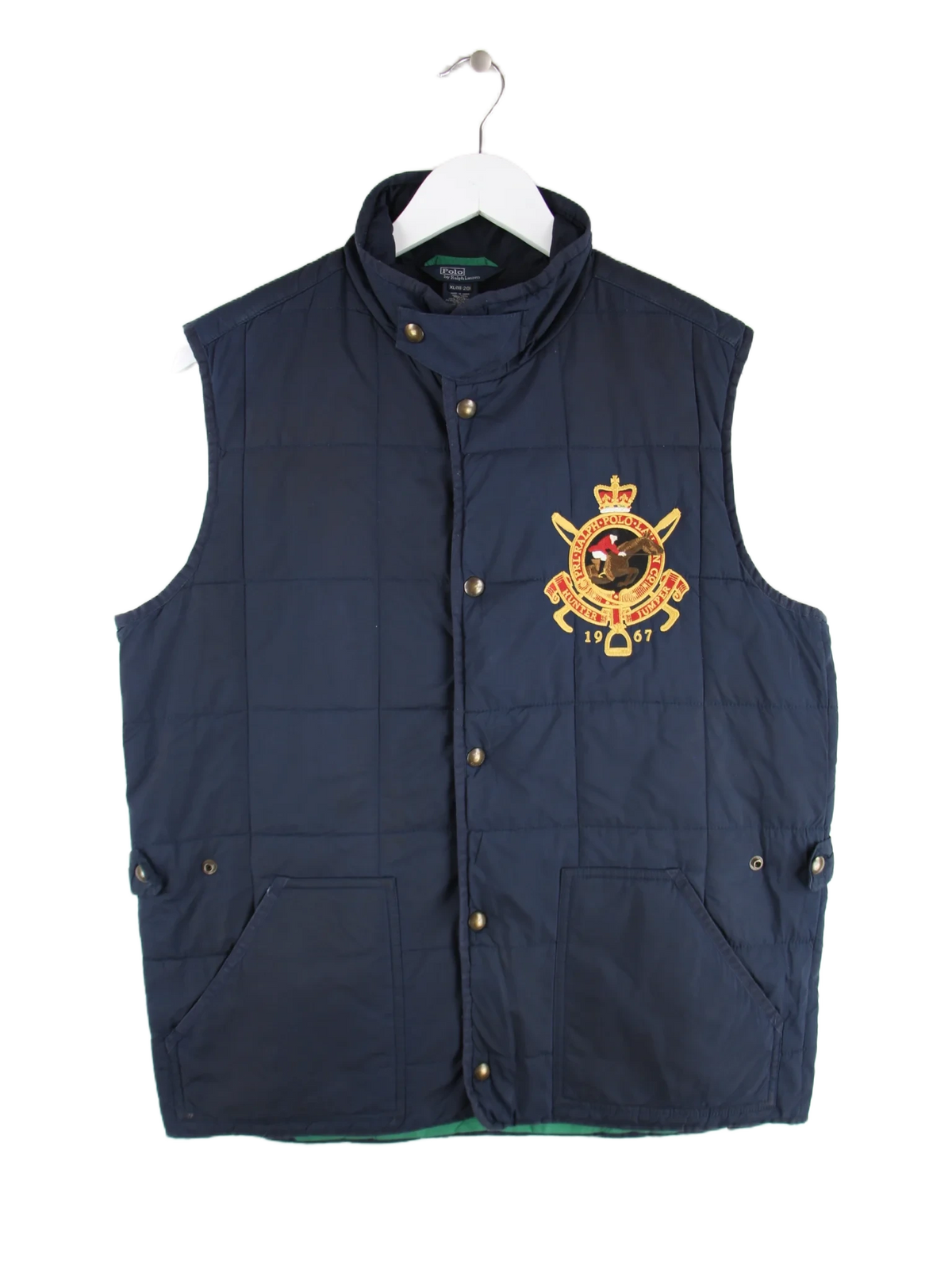 Ralph Lauren Weste Blau XL – Vorderseite